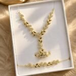 طقم السنبلة  خامة gold plated باعلى جودة