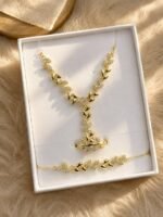 طقم السنبلة  خامة gold plated باعلى جودة