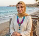 عقد من الهولايت مع دلايه من الفيروز الازرق